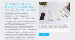 Desktop Screenshot of hotelnames.com